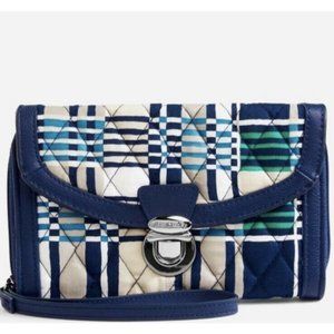 NWT Vera Bradley Ultimate Wristlet - Santiago Woven Signature Cotton